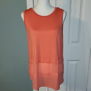 MICHAEL KORS Nectar Top Enhanced With Sheer Layering.